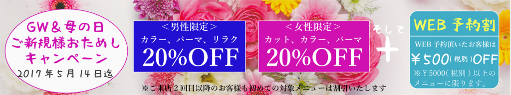 webクーポン17年5月の画像